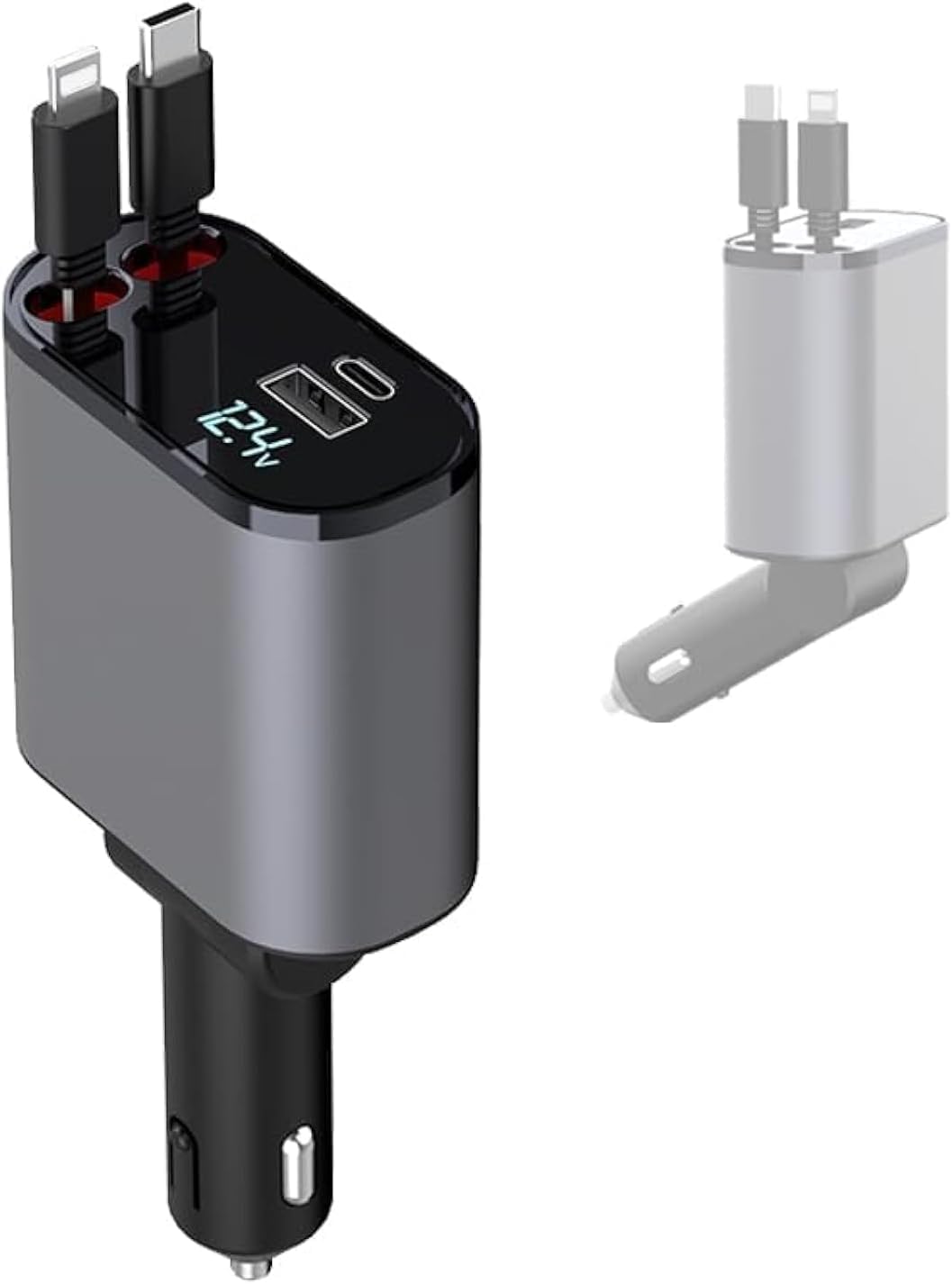 Car Charger Fast Charging Adapter Dual Port Mobile Charger for Car Smartphone Devices Travel and Vehicle Power Supply-picture-22