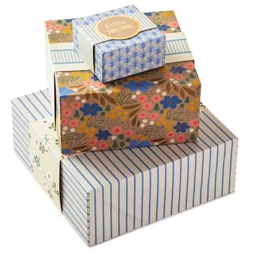 Hallmark Gift Boxes 3-Pack Assorted Sizes (Flowers and...