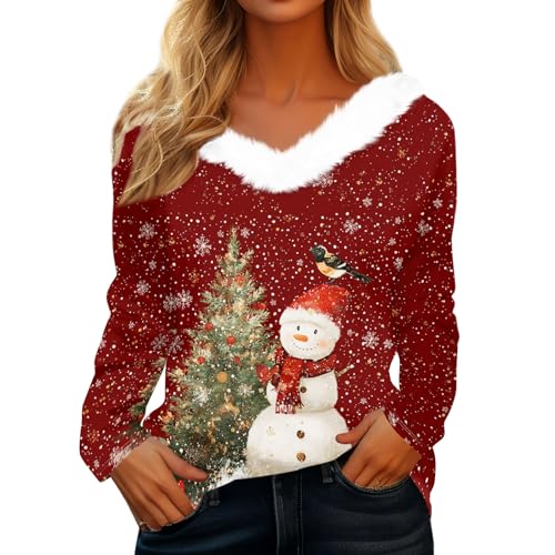 Camisola de Natal, inverno Ugly manga comprida Ugly Christmas Sweater, tamanho grande originais divertido hortera jersey natalício, Verde, XL