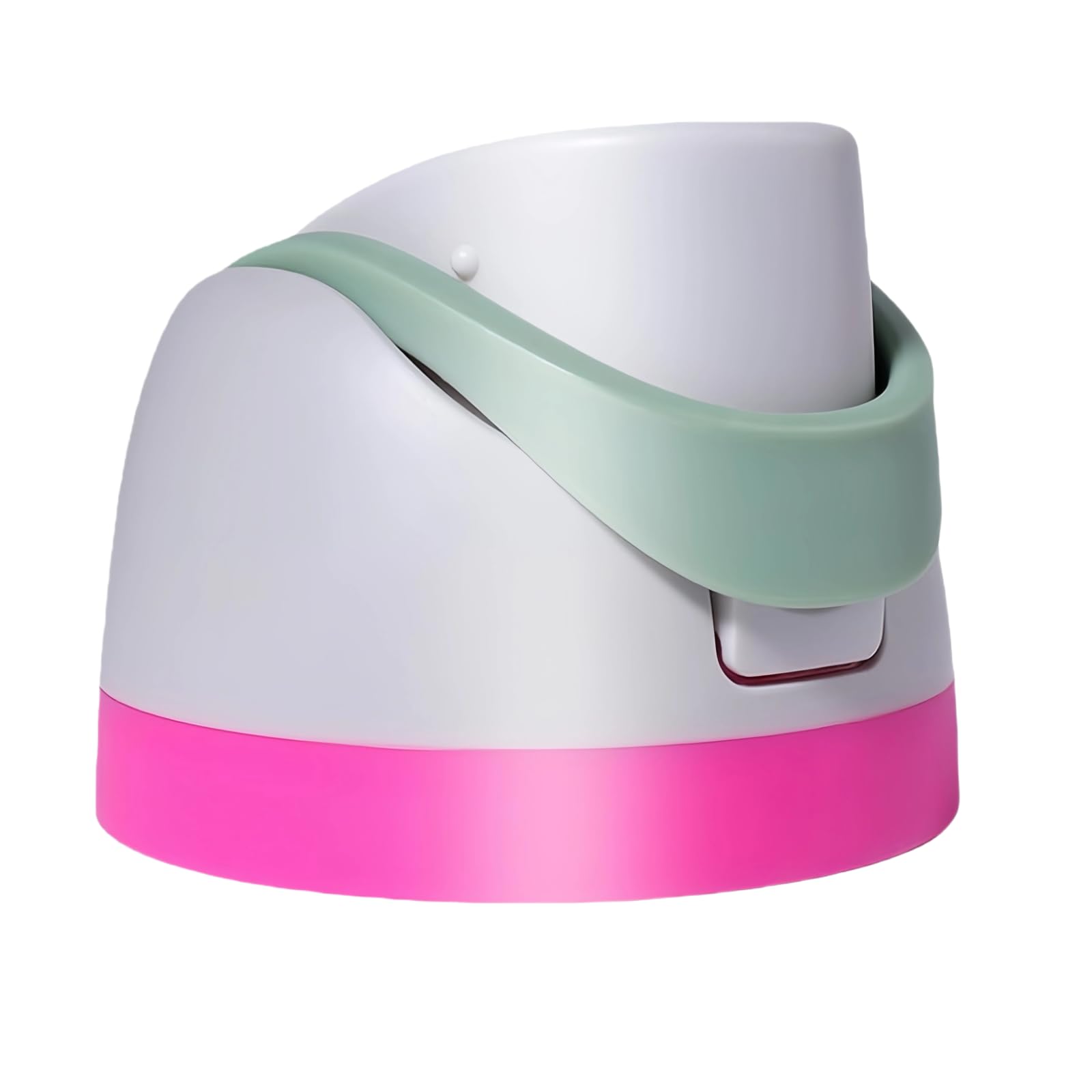 Lid Replacement for Pink Owala Freesip, Compatible with Green Owala Cup 24oz 32oz 40oz 16oz, One Button Water Bottle Top Replacement Accessory, Leakproof, BPA-Free (Bright Pink + Green)