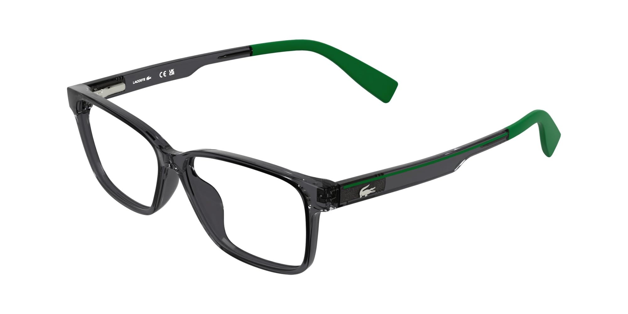 Lacoste L3664 035 PRZEZROCZYSTY SZARY 48/11/130 Ramka na okulary dla dzieci