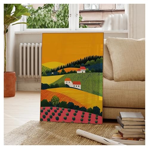 Peinture sur toile affiche paysage naturel XENITE tableau moderne décoration maison - 5