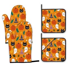 Halloween Pumpkins Ghosts Black Cats