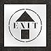 Stencil,Exit with Arrow,24 in