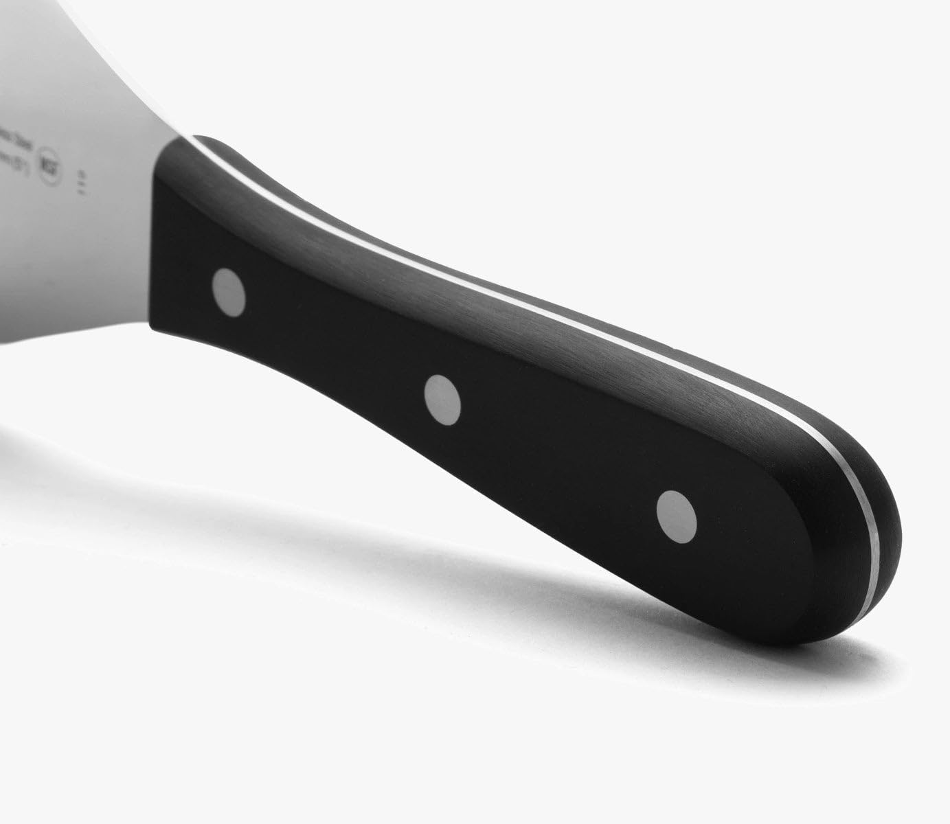 Arcos Kitchen Spatula for Meat, Vegetables and Fish 125 x 120 mm in Stainless Steel and Polyoxymethylene, Black