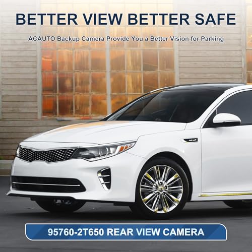 Image of 95760-2T650 Backup Camera Rear View Camera Fit for Kia Optima Hybrid 2014 2015 2016 Parking Park Assist Camera Replaces #957602T650