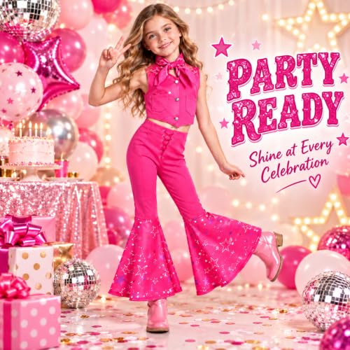 Girls Cowgirl Doll 𝕮𝖔𝖘𝖙𝖚𝖒𝖊 for Kids Rose Movie 𝓒𝓸𝓼𝓹𝓵𝓪𝔂 Outfit - image 2