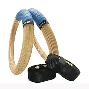 JunYito Turnringen, hout, gymnastiekringen, paar, voor outdoor en indoor, fitnessringen, ringen voor mannen, vrouwen…
