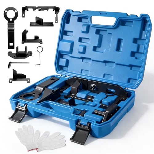 Aofesel Kit Calage Distribution PSA 1.2 PureTech, Kit de 8 Pièces pour Verrouillage et Calage Moteur, Compatible Citroën Peugeot Opel 1.0 1.2 VTi EB0 EB2