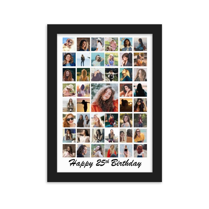 One Pinch Personalized Family Photo Collage Frame, Anniversary Photo Collage Gift, Wedding Gift, Gift For Friend, Birthday Gift, Valentine's day Gift(10x15)