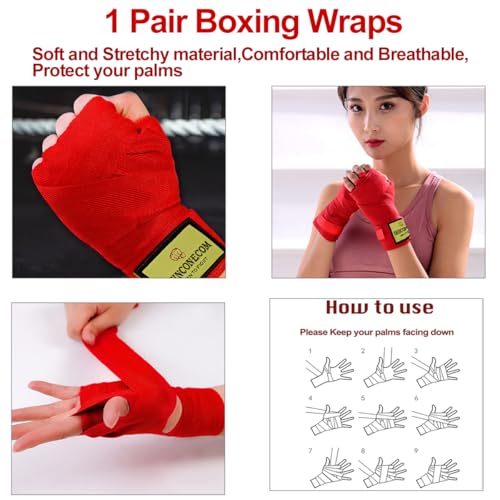 Boxing Resistance Bands MMA Boxing Training Equipment Gear with Handles/Ankle Cuff/Belt for Men,Shadow Boxing Accessories for Kicks Full Body Fitness Exercise Workout to Enhance (14pcs-160LB) - Thumbnail 6