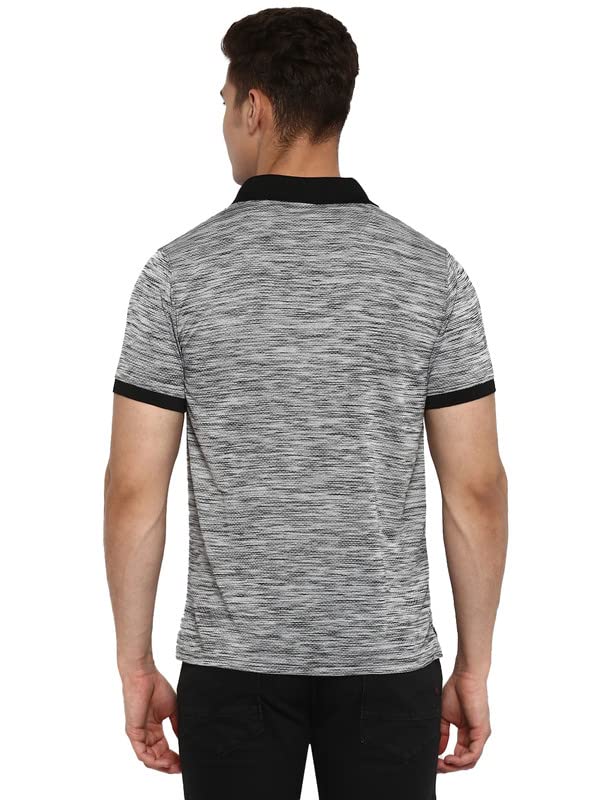 Image of AMERICAN CREW Half Sleeves Sports Polo T-Shirt for Men with Moisture Wicking Properties