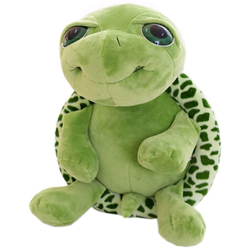 Generisch 30 cm tortuga lindo juguete, gran juguete de peluche hermosa tortuga juguete de peluche verde tortuga grande juguete de peluche regalo de cumpleaños
