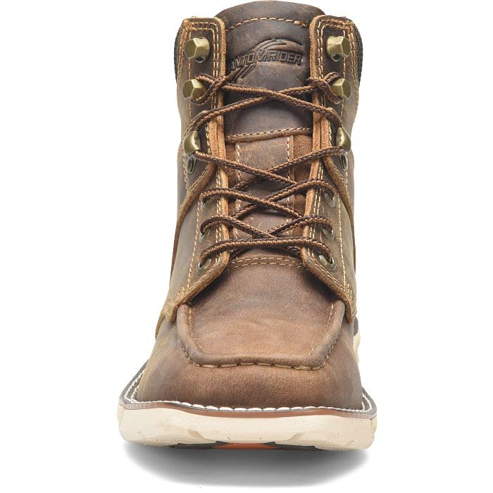 PHANTOM RIDER Men's Brunel Moc Toe Boot, Industrial and Construction Footwear for Durability & Comfort4