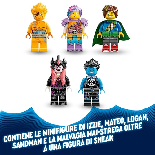 DREAMZzz 2 in 1 La Torre di Sandman, Castello Giocattolo Trasformabile, Aiuta i Personaggi a Difendere la Fortezza, Regalo per Bambini e Bambine da 9 Anni con Animali e Creature Mitiche 71477 - Lego - Immagine 6