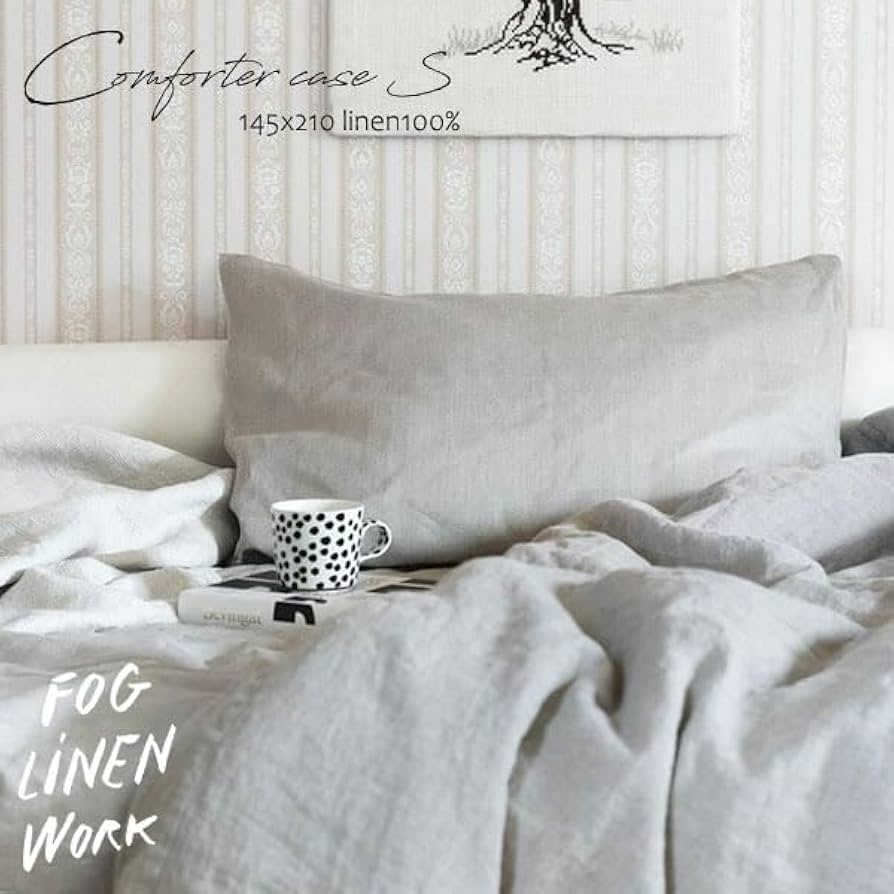 FOG LINEN WORK リネン掛け布団カバー　シングル ホワイト2枚セット 寝具カバーセット fog linen work ｜家具・インテリア通販 Re