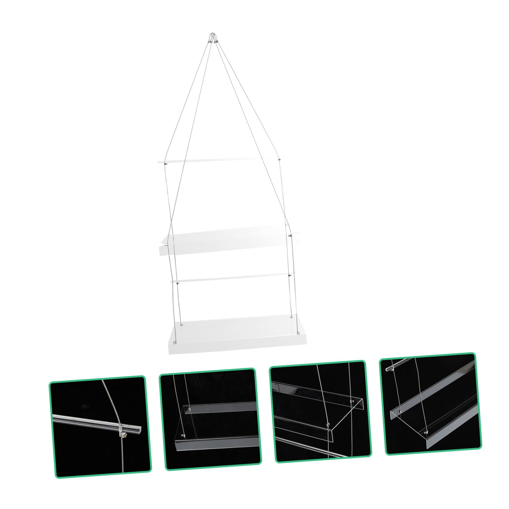POPETPOP Supporto Per Vasi Di Fiori Sospesi Per Rotaie Fioriere E Supporti Per Piante Da o Per Piante Scaffale Decorativo Per Vasi Di Fiori Scaffale Per Da Finestra