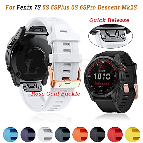 Bracelet de montre Garmin Descent Mk2S en silicone couleur agate - 2