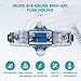 NuIth 60 AMP Inline Mini ANL Fuse Holder, 4/6/8 Gauge in 4/6/8 Gauge Out Power Fuse Holder for Car Audio Subwoofer Amplifier Battery Protection
