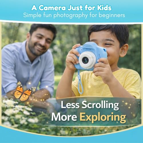 Generic V.K Digital Camera for Kids 3.0MP 1080P HD 32GB Blue - Image 5