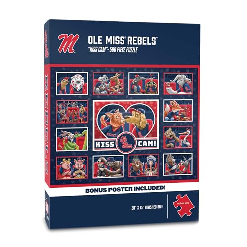 Image of YouTheFan NCAA Mississippi Rebels inchKiss Cam inch 500 Puzzle