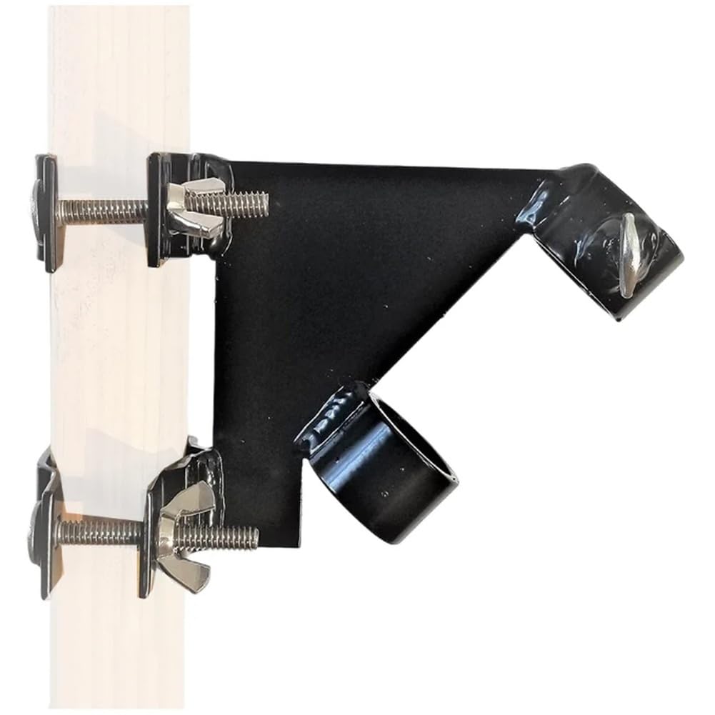Aundhegrtt Black Flagpole Mount For Garden Commercial Porch Outdoor Flagpole Bracket 45 Wedge Flag For Balcony Flagpole