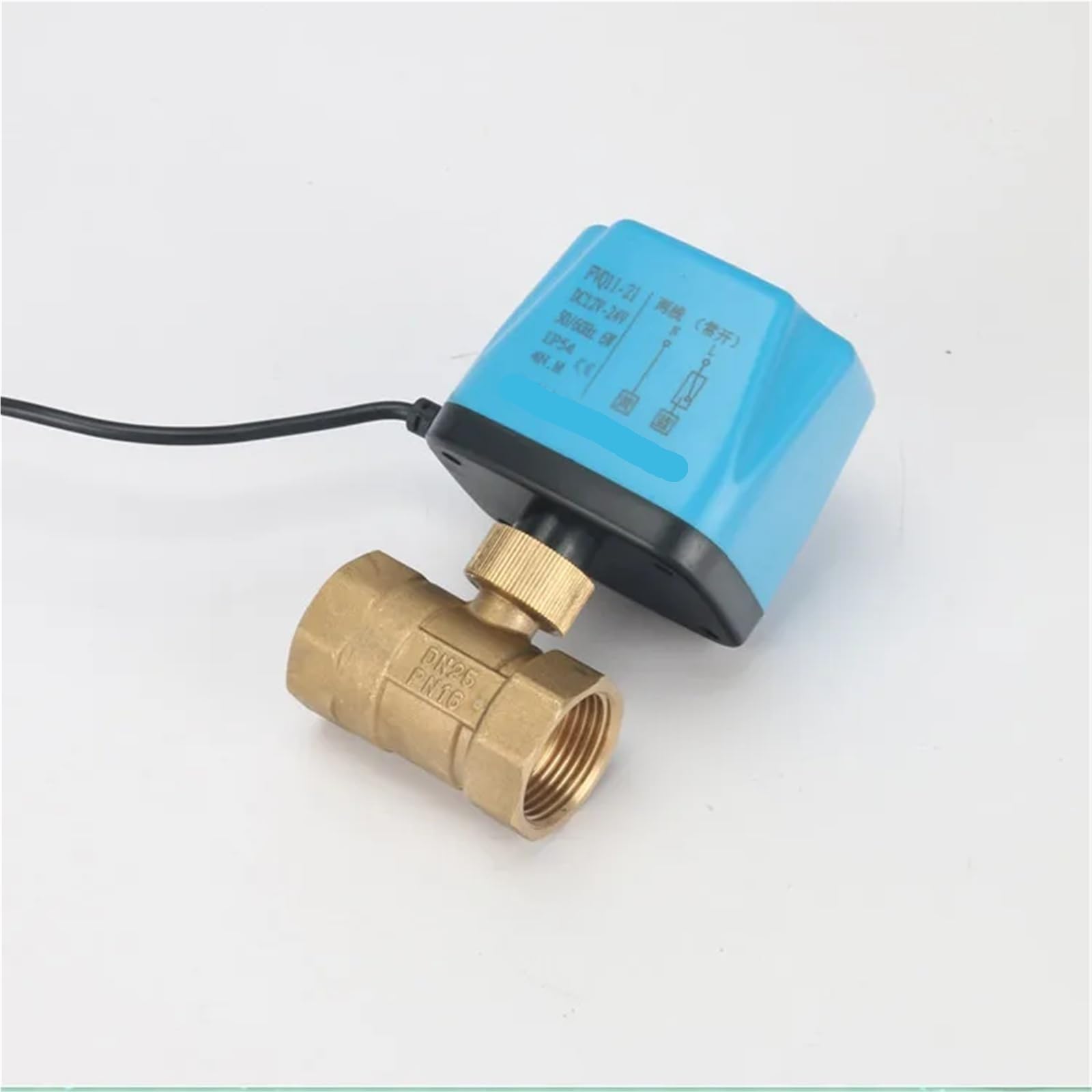 Vanne à boisseau sphérique motorisée 220V laiton NO 3/4 pouce pour électrovanne eau