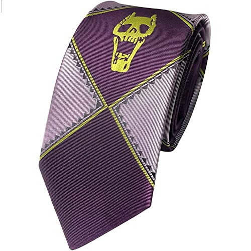 Froiny Jojos Bizarre Adventure Kira Yoshikage Squelette Squelette Soie pour Les Accessoires Costume Cosplay, Violet, Taille unique Cover