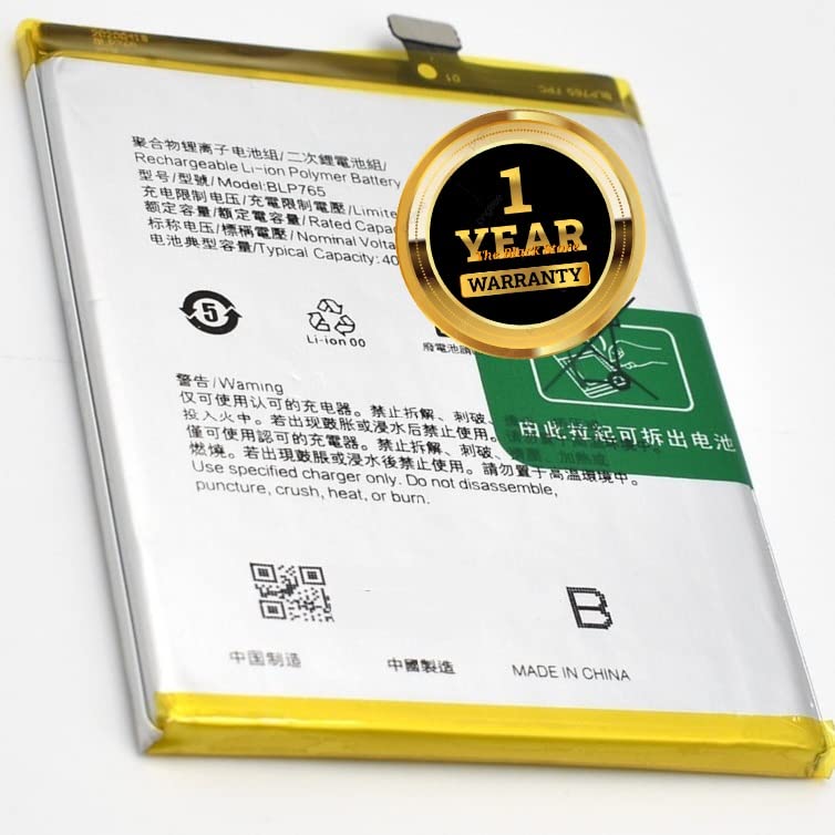 Image of Original BLP765 Battery Compatible with Oppo Reno 3 Oppo A91 Oppo F15 CPH2043, Oppo A91, CPH2001