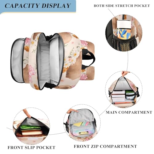 Sac à dos pour ordinateur portable enfants à motif capybara - 6