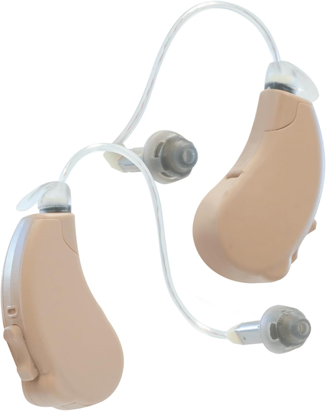 Engage Premium OTC Hearing Aids, Beige - iPhone Compatible - For Adults with Mild to Moderate Hearing Loss - Includes Bluetooth, App Controls & Speaker