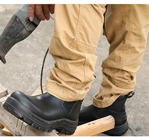 【g-rap】Chuck T STANDING TALL ROCKTURTLE Work Boots for Men, Soft Toe Waterproof Working Boots