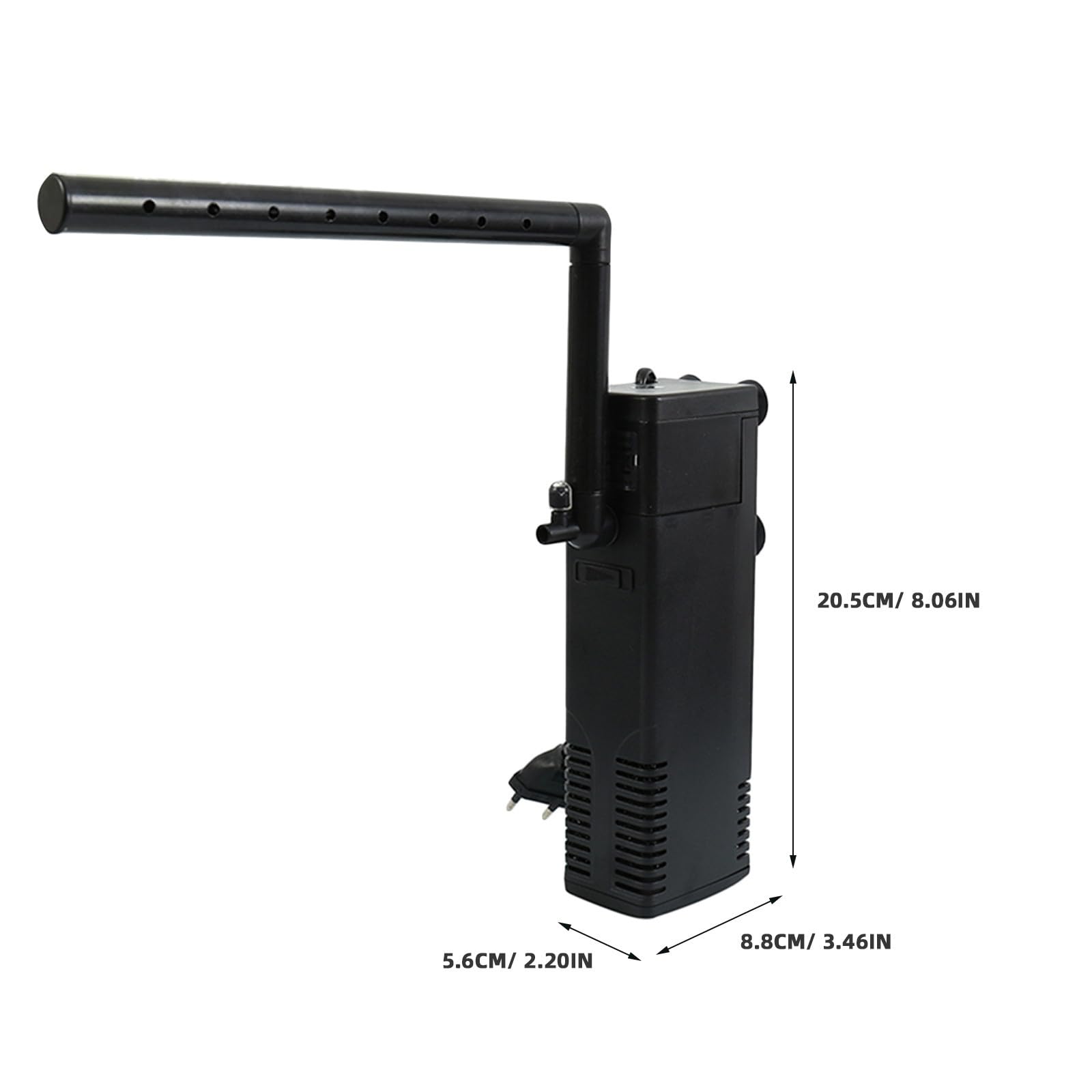 Bomba de Agua Sumergible para Acuario, 22w 1000l/h, Negro