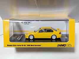 イノモデル 1/64 ホンダ シビックフェリオ SiR タイプR 無限 RAW Honda シビック フェリオ Si (EK) セメントグレー (ミニカー