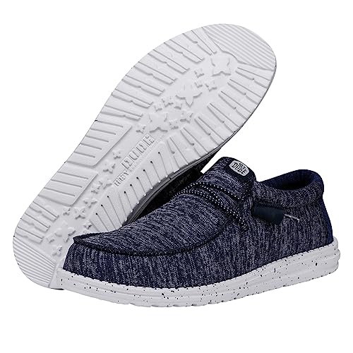 Image of HEYDUDE Wally Sport Knit | Men's Loafers | Men's Slip On Shoes | Comfortable & Light Weight