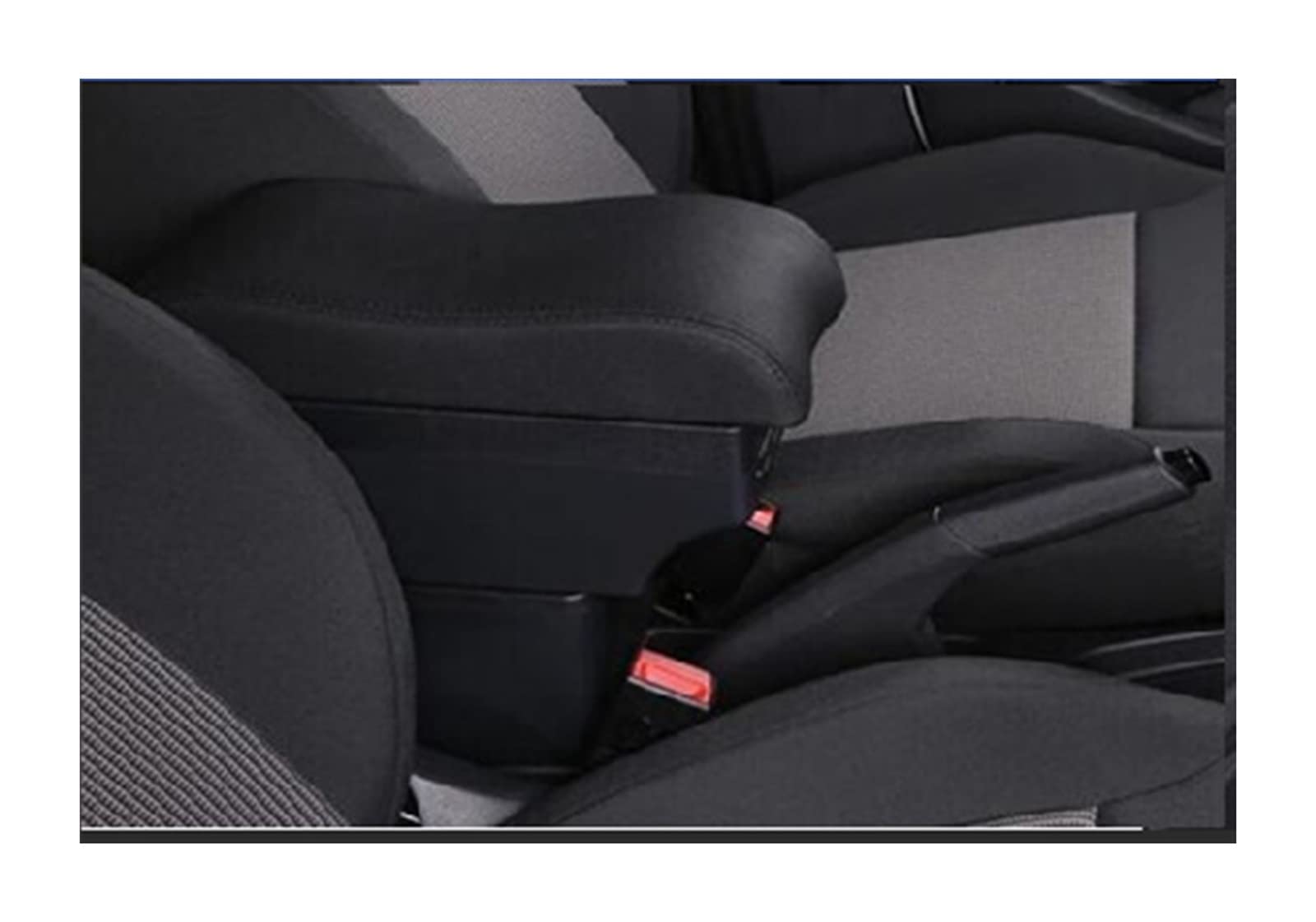 For Toyota For Aygo X 2022 Armrest Box Car Armrest Central Storage Box Retrofit With USB Charging Car Accessories(C2 black line 7USB)