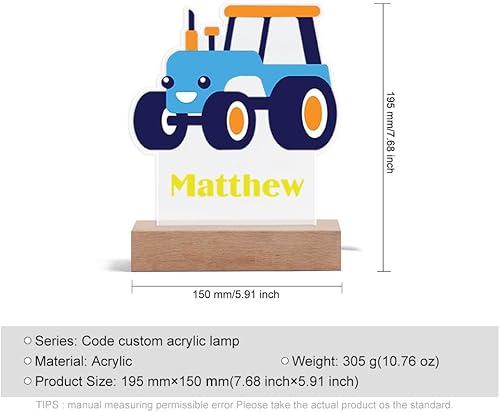 Miniatura 2 de Luz nocturna personalizada para niños, lámpara de nombre personalizada con cargador USB para niñas y niños, mesa de dormitorio, decoración del