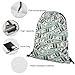 Drawstring Bag with Sturdy Cord, Multi-functional Spacious Backpack with Inner Bag for Outdoors, 100 Dollar Bills Print Money, Fashion Sports Daypack