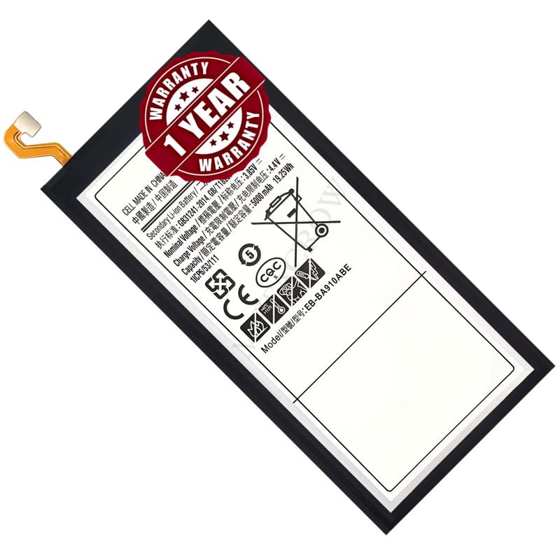 Image of Original EB-BA910ABE Battery Compatible for Samsung Galaxy A9 Pro (2016) (SM-A910F) - (5000mAh) - 1 Year Warranty JK1