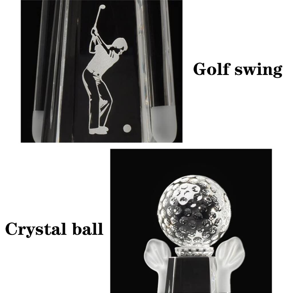 Trofeos, medallas y premios Trofeo Del Campeonato Internacional De Golf Trofeo De Premio Hoyo En Uno El Trofeo De Mayor Distancia En Competición De Golf Un Regalo Para Los Niños Trofeo Cristal Transpa