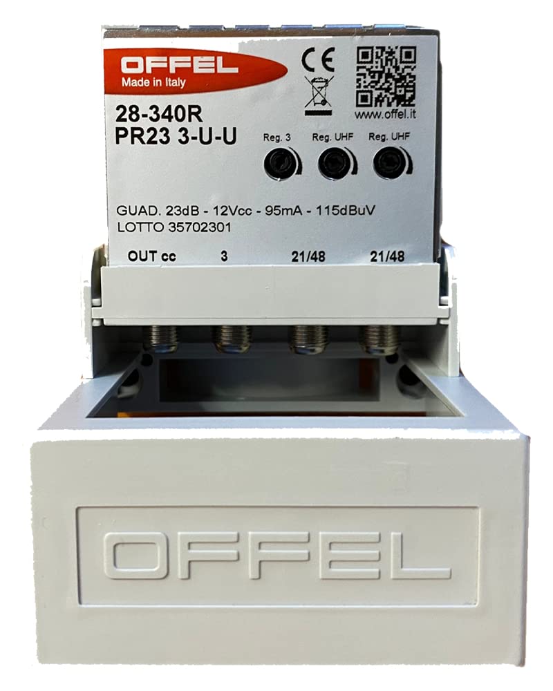 Amplificatore Larga Banda OFFEL 12V - Per Segnali TV, Esterno, 2 Ingressi - Foto 5