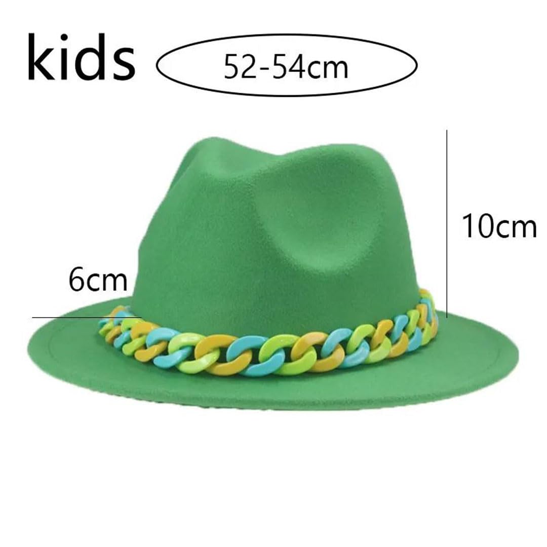 Czapki dla kobiet dzieci chłopcy dziewczęta Panama jednolity łańcuszek kapelusz fedora czapki dziecięce sombreros brzoskwinia pnnrk 56-58 cm (dorośli), P88, M