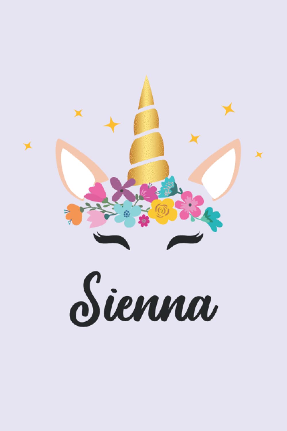 Sienna: Personalized Name Notebook | Wide Ruled Paper Notebook Journal | For Teens Kids Students Girls| For Home School College | 6x9 inch 120pages