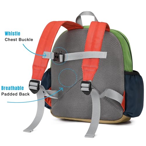 Image of STEAMEDBUN Toddler Backpack for Boys 2-4: Kids Backpack Boys Girls - Preschool Kindergarten Daycare Backpacks - 12 inch