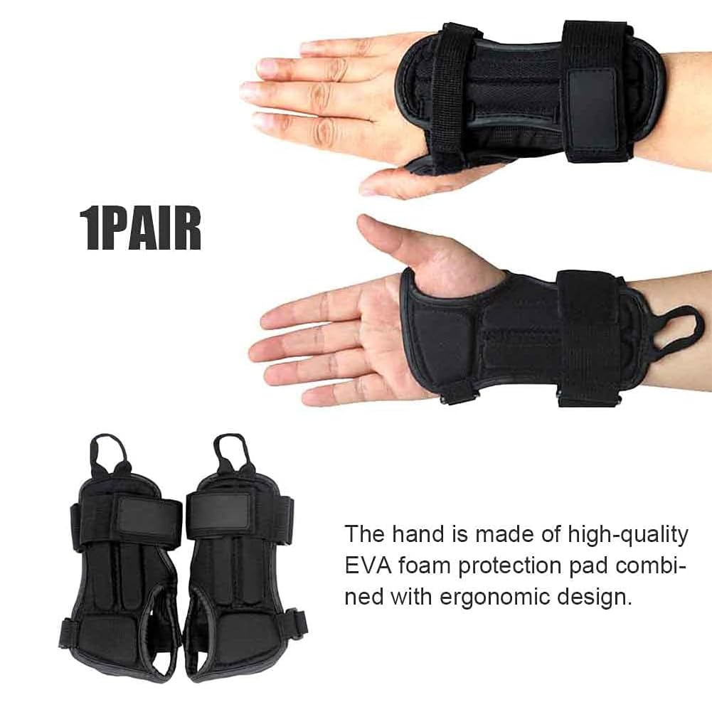 Protezioni da Polso PRO per Snowboard e Skateboard, Guanti per tutore di Protezione Sportiva, Polso per Attrezzi protettivi,L