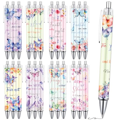 Wxiben Paris Ballpoint Pens Set - 24PCS City Travel Souvenirs Gifts French Paris Pen Eiffel Tower Smooth Writing Ballpoint Bulk for Women Girls Teacher Traveler Office School Supplies Party Gift