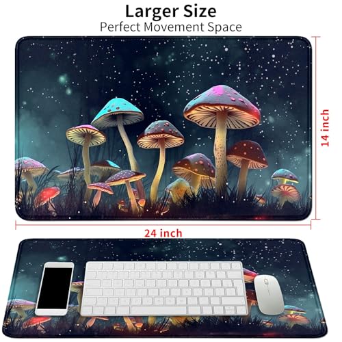 Image of Card Mat for MTG & TCG Playmat,Colorful Mushrooms