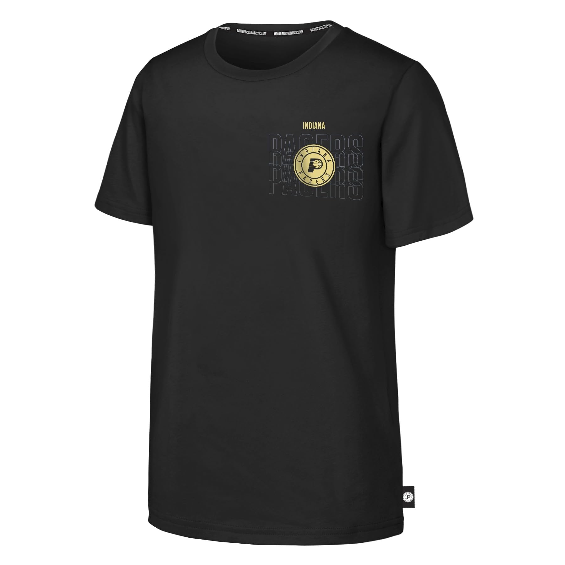 NBA Boys Youth Graphic Tee, Black, 7-8 Years EU