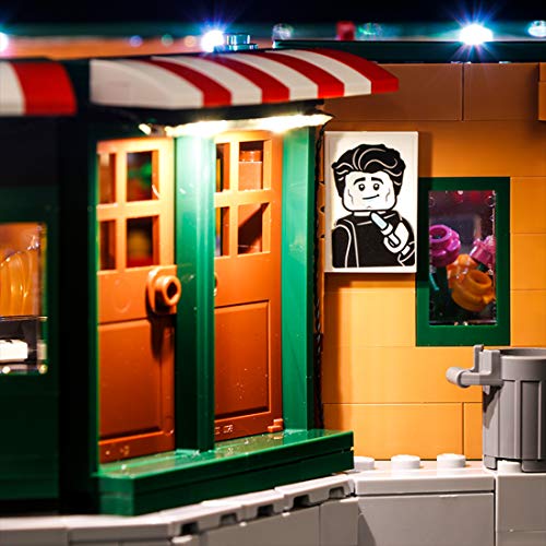 IIKA LED-Licht-Set für Lego Friends 21319 Central Perk Kaffee mit Fernbedienung, USB-betrieben (das Lego Modell nicht… – Bild 4