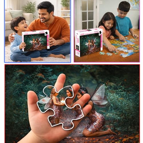 Image of Magical Faries Jigsaw Puzzles 1000 - Piece for Kids and Childrens - Educational, Gifts, Fun and Creative Game - Ages 9+